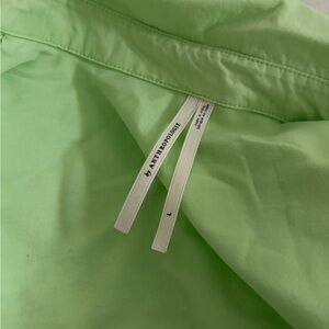 Anthropologie Lime Green Blouse